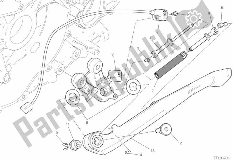 Wszystkie części do Stoisko Ducati Superbike Panigale R USA 1199 2016